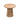 Couchtisch – Mangoholz Material, Runde Form, Natur Farbe, 50 cm - Solana | Starfurn