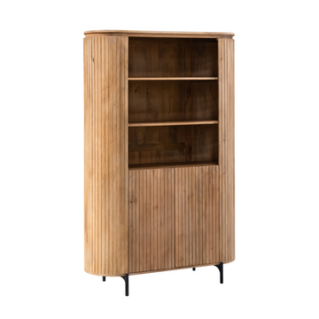 Wandschrank – Natürliche Oberfläche, Mangoholz Material, Modernes Design - Solana | Starfurn