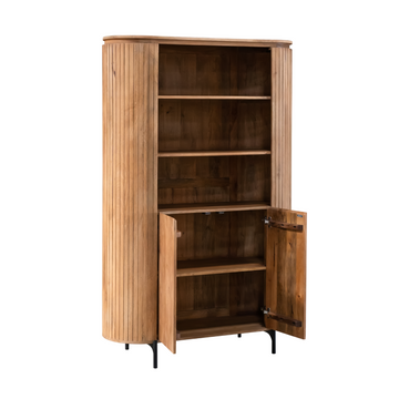 Wandschrank – Natürliche Oberfläche, Mangoholz Material, Modernes Design - Solana | Starfurn