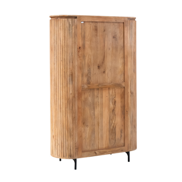 Wandschrank – Natürliche Oberfläche, Mangoholz Material, Modernes Design - Solana | Starfurn