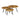 Coffee Table - Solid Mango Wood, Metal Legs, Round Design - Ohio | Starfurn