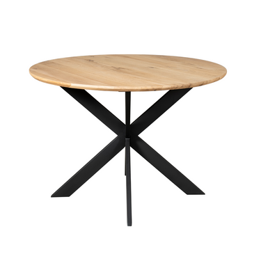 Dining table – Oak, Natural color, Round shape – Ferris | Starfurn