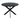 Dining Table – Oak, Black Color, Round Shape – Ferris | Starfurn