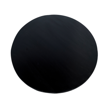 Dining Table – Oak, Black Color, Round Shape – Ferris | Starfurn