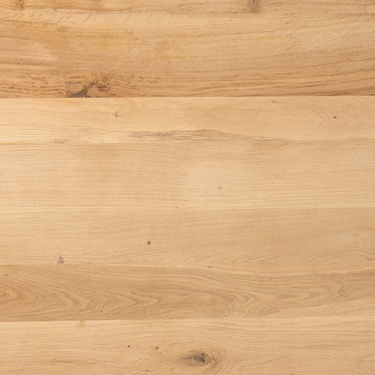 Dining Table – European Oak, Danish Oval, Black Metal – Ferris | Starfurn