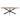 Dining Table – Oval Design, Oak Tabletop, Metal Frame – Ferris | Starfurn