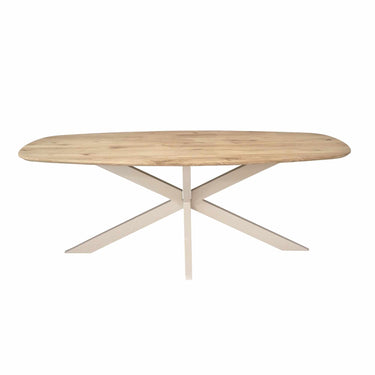 Dining Table – Danish Oval Design, Natural Color, Oak Wood – Ferris | Starfurn