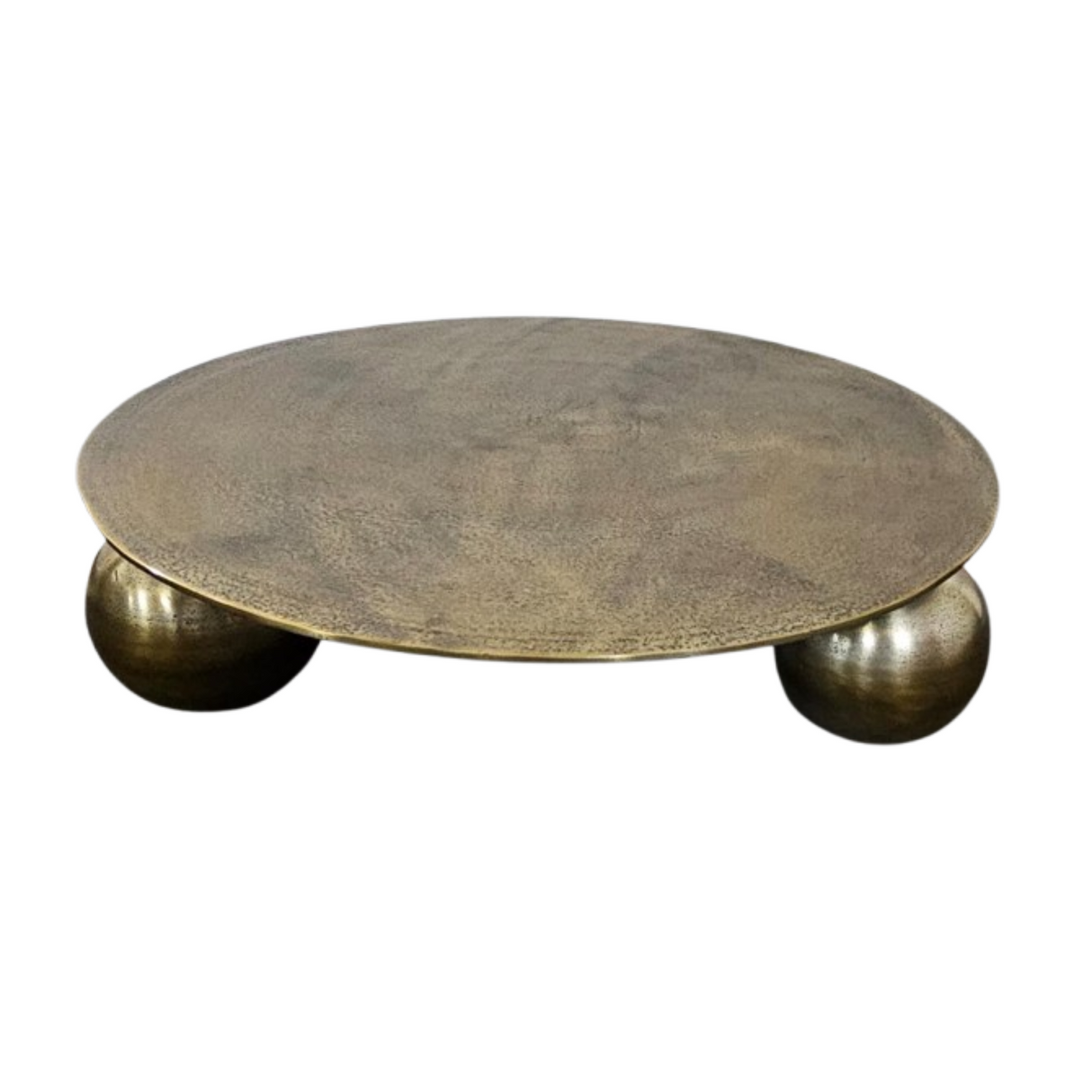Couchtisch – Aluminium, Elegante Goldfarbe, Einzigartige Beine – Ziva | Starfurn