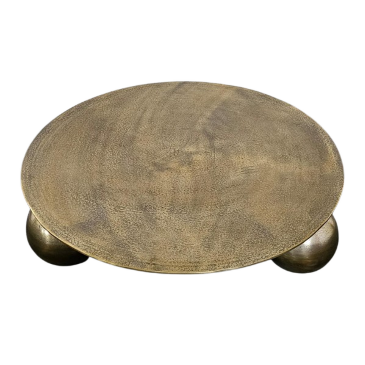 Couchtisch – Aluminium, Elegante Goldfarbe, Einzigartige Beine – Ziva | Starfurn