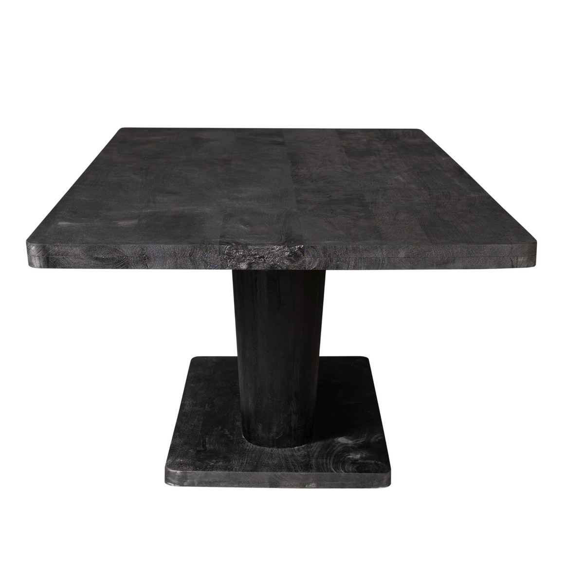 Esszimmertisch – Schwarzes Mangoholz, Robuste Konstruktion, Modernes Design 200 cm – Voco | Starfurn