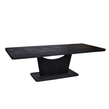 Esszimmertisch – Schwarzes Mangoholz, Robuste Konstruktion, Modernes Design 240 cm – Voco | Starfurn