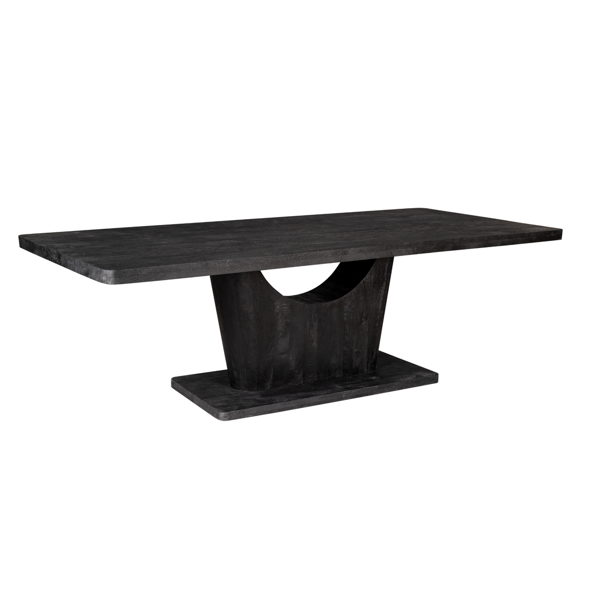 Esszimmertisch – Schwarzes Mangoholz, Robuste Konstruktion, Modernes Design 240 cm – Voco | Starfurn