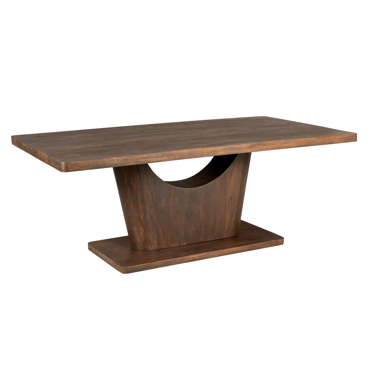 Dining table – Brown surface, Mango wood material, Modern design – Voco | Starfurn