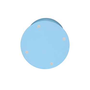Side Table – Mango Wood, Blue Finish, Sculptural Design, Handcrafted Look – Jon | Starfurn