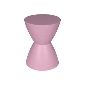 Beistelltisch - Mangoholz Rosa, Runde Form, Kompaktes Design – Abbey | Starfurn