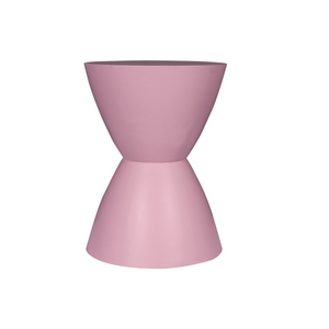 Beistelltisch - Mangoholz Rosa, Runde Form, Kompaktes Design – Abbey | Starfurn