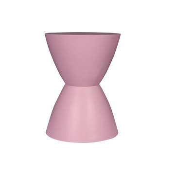Beistelltisch - Mangoholz Rosa, Runde Form, Kompaktes Design – Abbey | Starfurn