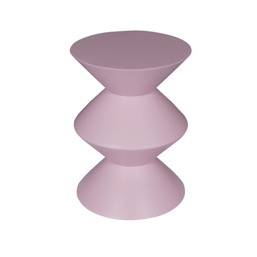 Beistelltisch – Mangoholz, Rosa Finish, Skulpturales Design, Skulpturales Design – Abel | Starfurn