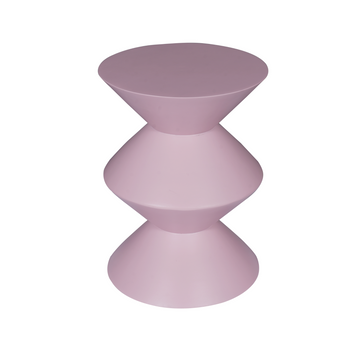 Beistelltisch – Mangoholz, Rosa Finish, Skulpturales Design, Skulpturales Design – Abel | Starfurn