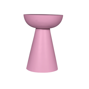 Beistelltisch - Mangoholz Rosa, Rund Form, Massiv Holz – Owen | Starfurn