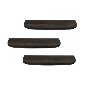 Wall Shelf – Modern Design, Black Color, Mango Wood – Gusta | Starfurn