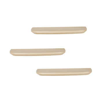 Wandregal – Mangoholz, Sandoptik, 3er-Set - Gusta | Starfurn