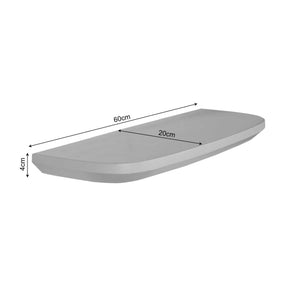Wall Shelf – Brown Mango Wood, Modern Design, Set of 3 – Gusta | Starfurn
