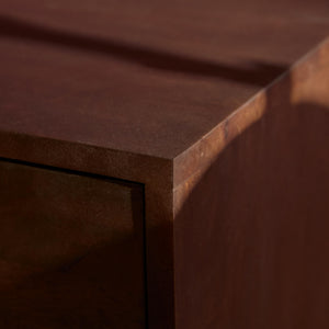 TV-Möbel – Mangoholz, Push-to-Open-Türen, Braune Oberfläche – Vision | Starfurn