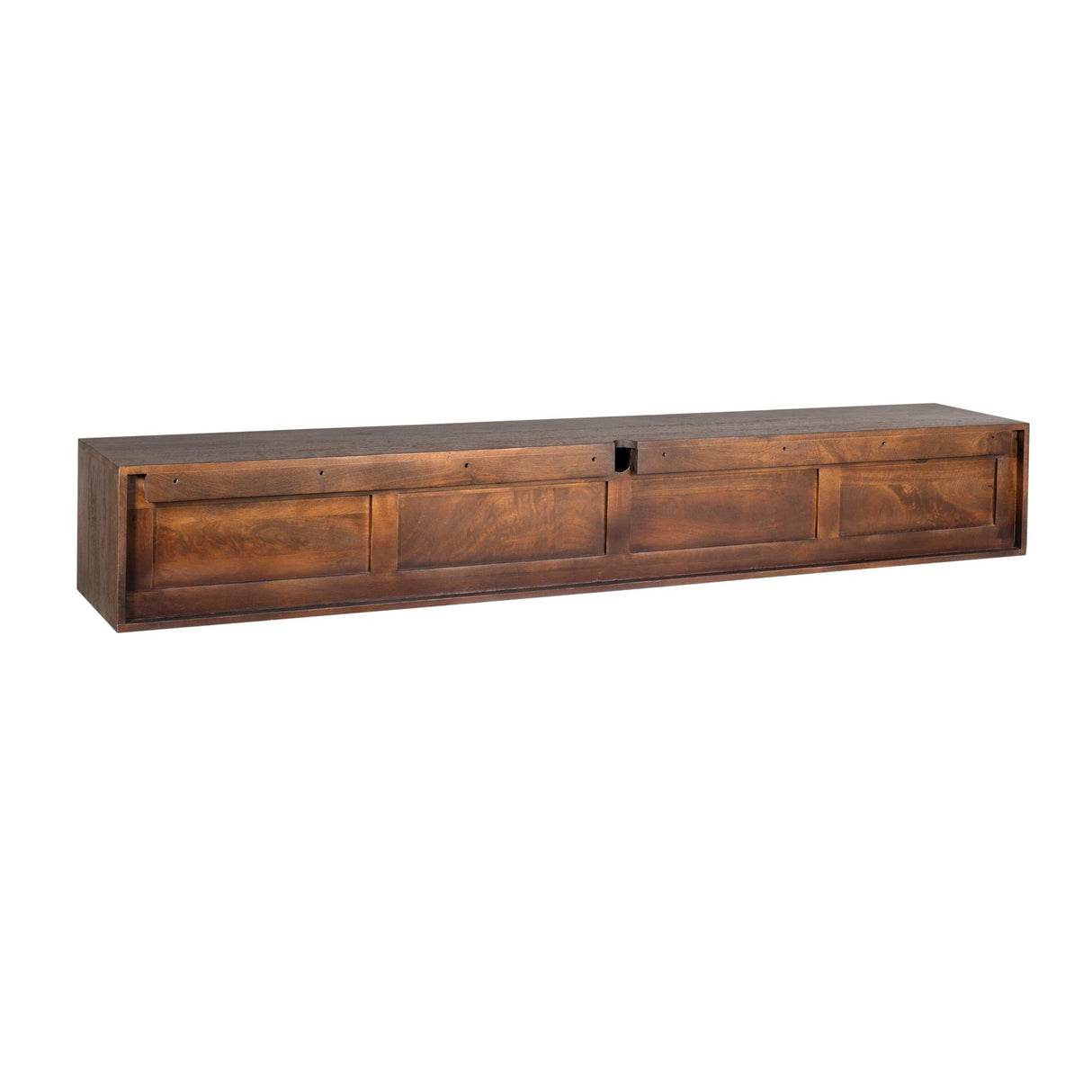 TV-Möbel – Mangoholz Material, Wandmontiertes Design, Mattes Finish - Vision | Starfurn