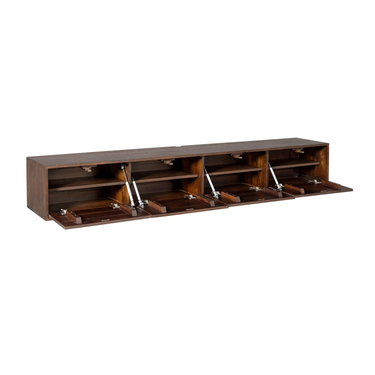 TV-Möbel – Mangoholz Material, Wandmontiertes Design, Mattes Finish - Vision | Starfurn