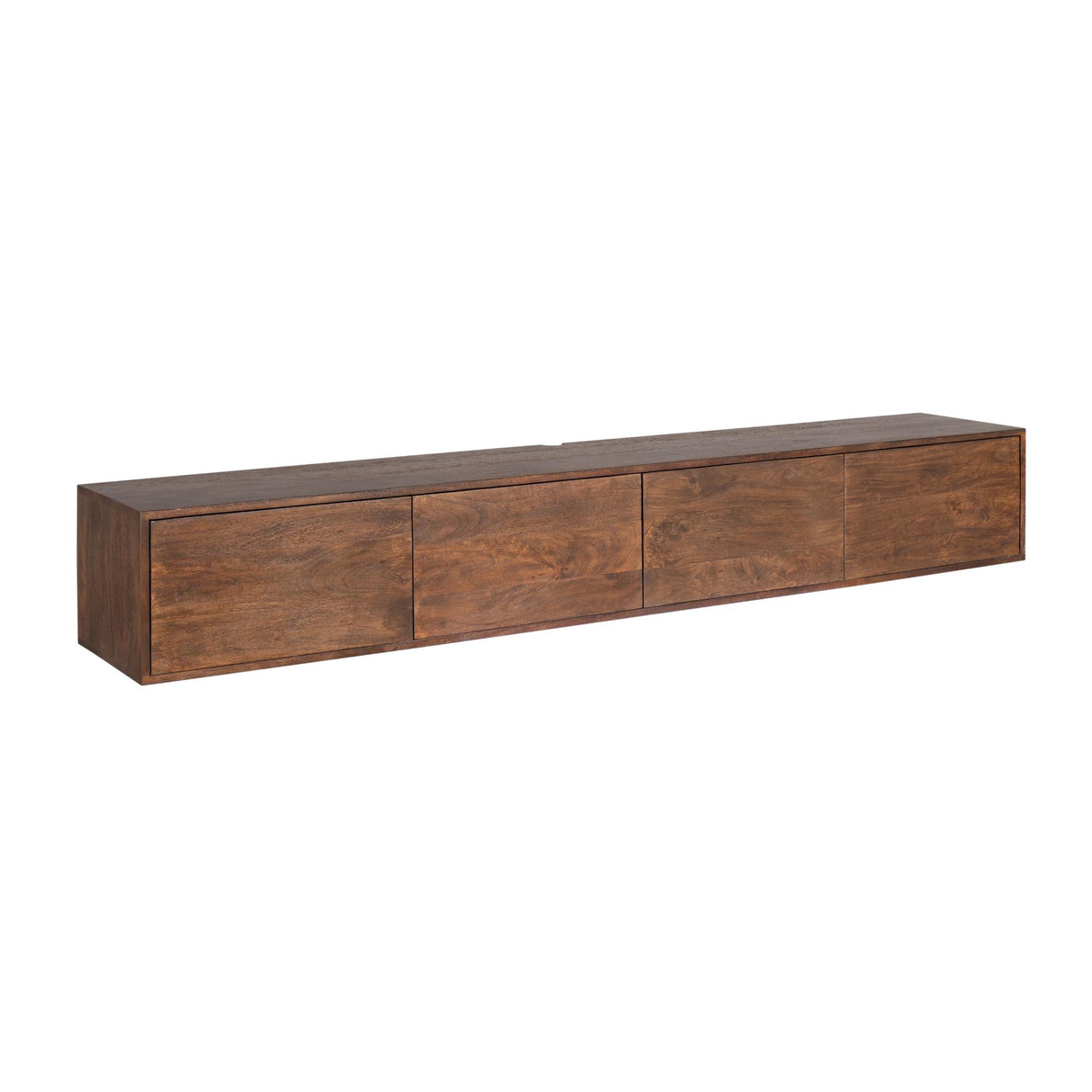 TV-Möbel – Mangoholz Material, Wandmontiertes Design, Mattes Finish - Vision | Starfurn