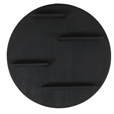 Wandregal – Mangoholz Konstruktion, Schwarze Oberfläche, Wandmontage Design – Lena | Starfurn