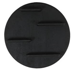 Wall Shelf – Mango Wood Construction, Black Finish, Wall Mount Design – Lena | Starfurn