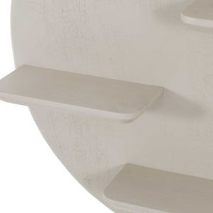 Wall Shelf – Mango Wood Construction, Sandblasted Finish, Wall-Mounted Design – Lena | Starfurn