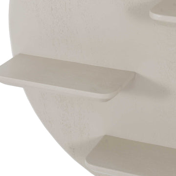 Wall Shelf – Mango Wood Construction, Sandblasted Finish, Wall-Mounted Design – Lena | Starfurn