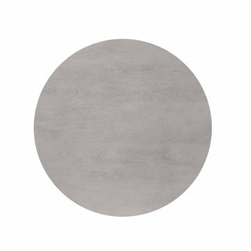 Couchtisch – Mangoholz Material, Runde Form, Taupe Farbe, 80 cm - Solana | Starfurn
