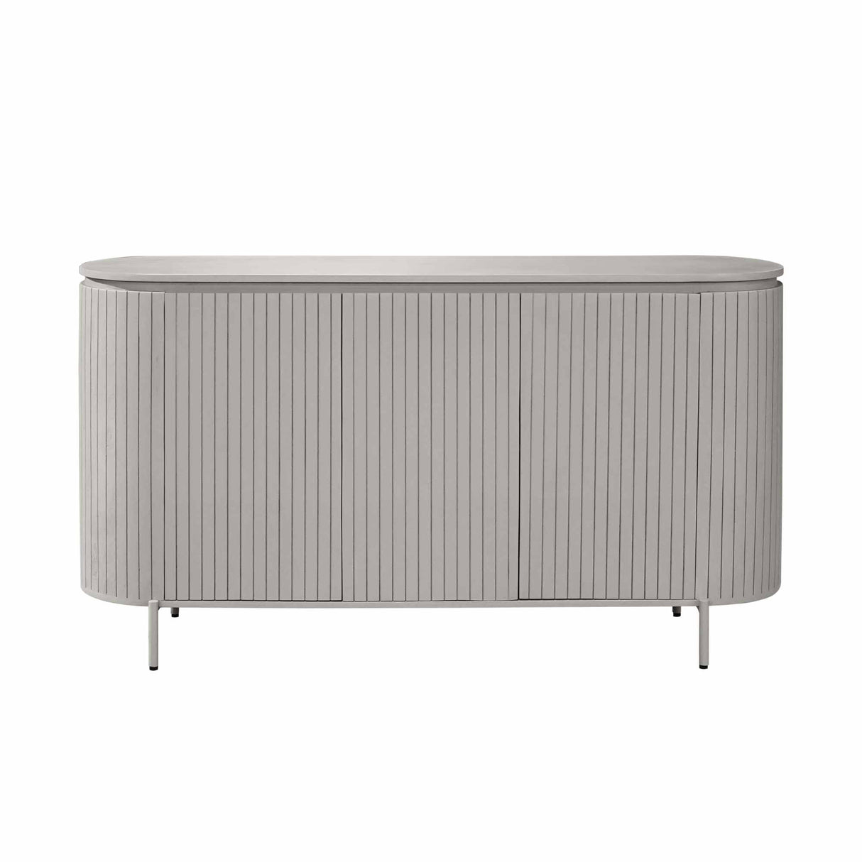 Sideboard – Taupe Finish, Mango Wood Material, Modern Design – Solana | Starfurn