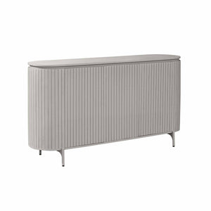 Sideboard – Taupe Finish, Mango Wood Material, Modern Design – Solana | Starfurn