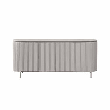 Sideboard – Taupe Finish, Mango Wood Material, Modern Design – Solana | Starfurn
