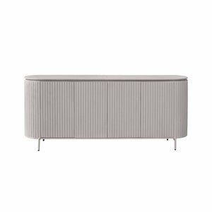 Sideboard – Taupe Finish, Mango Wood Material, Modern Design – Solana | Starfurn