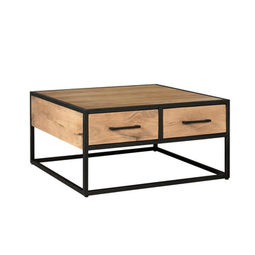 Couchtisch – Mangoholz, Schwarzmetall, Naturfinish - Dakota | Starfurn
