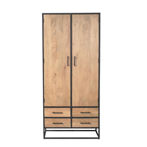 Schrank – Natürliche Oberfläche, Mangoholz Material, Modernes Design – Dakota | Starfurn