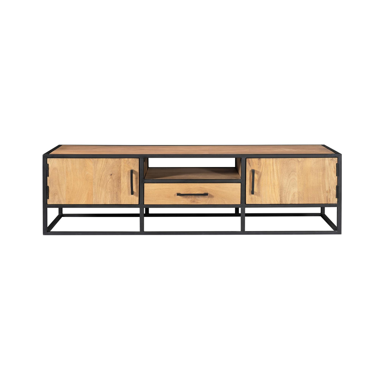 TV-Möbel – Natürliche Oberfläche, Mangoholz Material, Modernes Design - Dakota | Starfurn