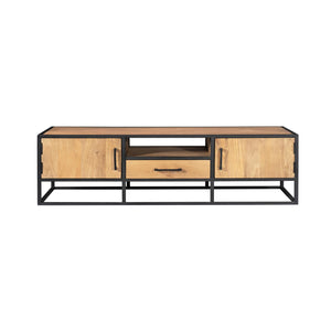 TV-Möbel – Natürliche Oberfläche, Mangoholz Material, Modernes Design - Dakota | Starfurn