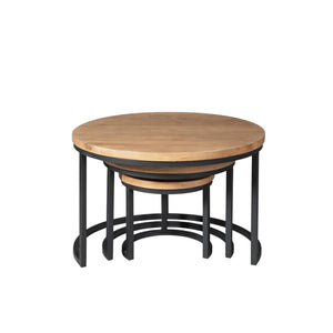 Coffee Table – Natural Surface, Mango Wood Material, Modern Design – Dakota | Starfurn