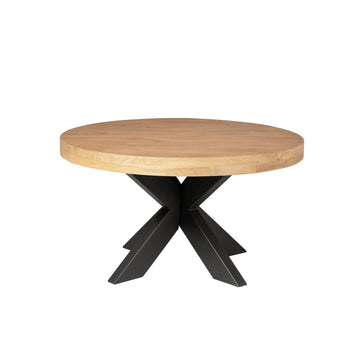 Couchtisch – Mangoholz, Metallgestell, Naturfinish – Dakota | Starfurn