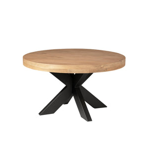 Couchtisch – Mangoholz, Metallgestell, Naturfinish – Dakota | Starfurn