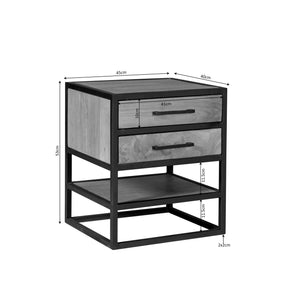 Beistelltisch – Natürliche Oberfläche, Mangoholz Material, Modernes Design - Dakota | Starfurn