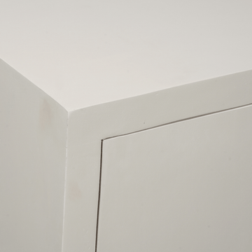 Sideboard – Mangoholz, Sand-Finish, Push-to-Open-Türen – Brussel | Starfurn