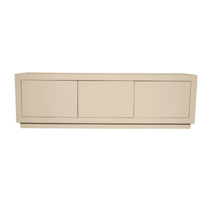 TV-Möbel - Mangoholz Sand, Drucköffnung, Grifflose Türen, 150 cm – Brussel | Starfurn